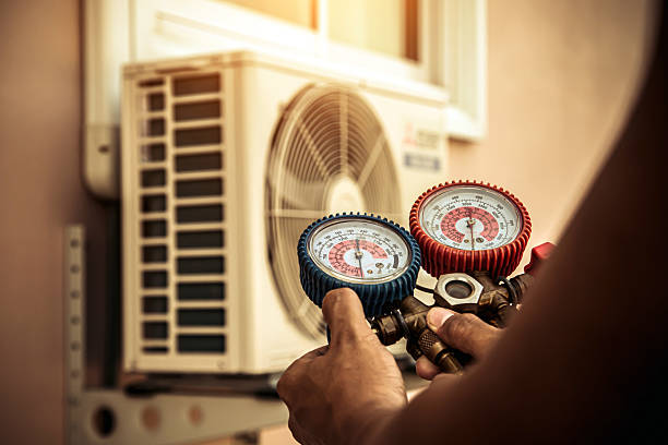 Professional Ductwork Repair technician working in Dallas, NC